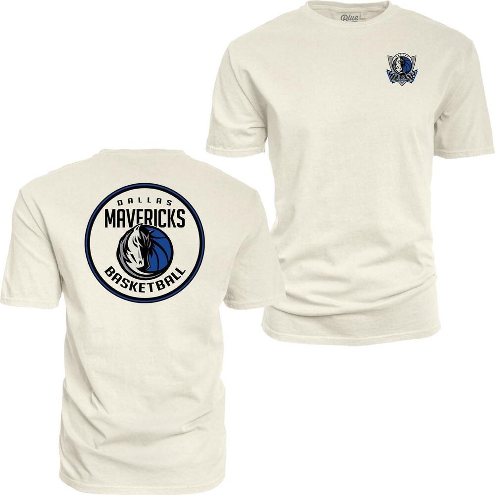 Blue 84 Nba Unisex-Adult Nba  T-Shirt Ringspun Frontback Ivory 2 Sided